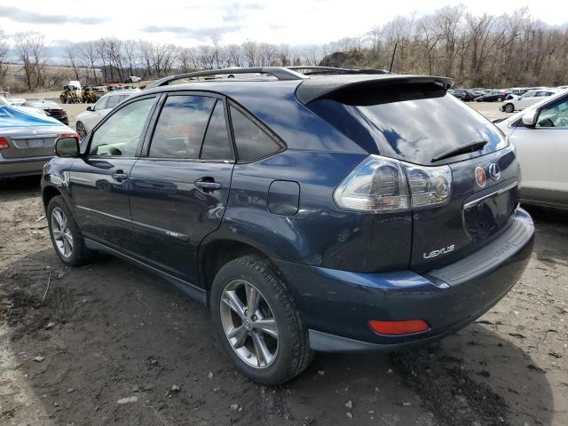 JTJHW31U672019782 - 2007 LEXUS RX 400H BLUE photo 2