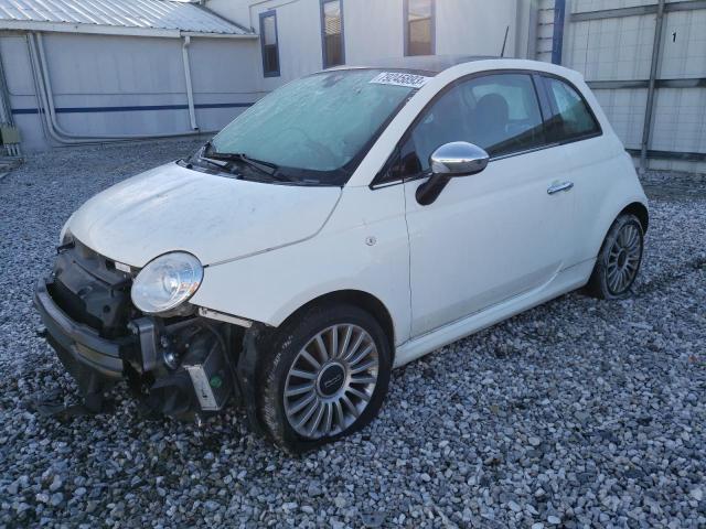 3C3CFFCH9JT524238 - 2018 FIAT 500 LOUNGE WHITE photo 1