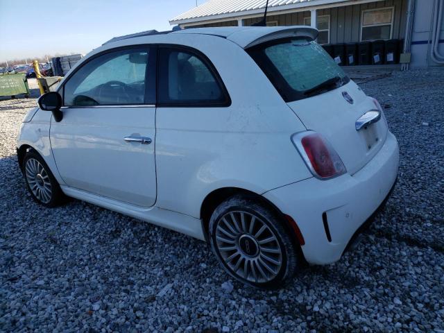 3C3CFFCH9JT524238 - 2018 FIAT 500 LOUNGE WHITE photo 2