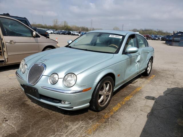 SAJEA01UX4HN07436 - 2004 JAGUAR S-TYPE 4.2 TURQUOISE photo 1