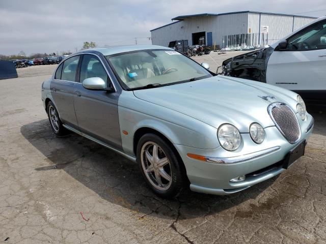 SAJEA01UX4HN07436 - 2004 JAGUAR S-TYPE 4.2 TURQUOISE photo 4