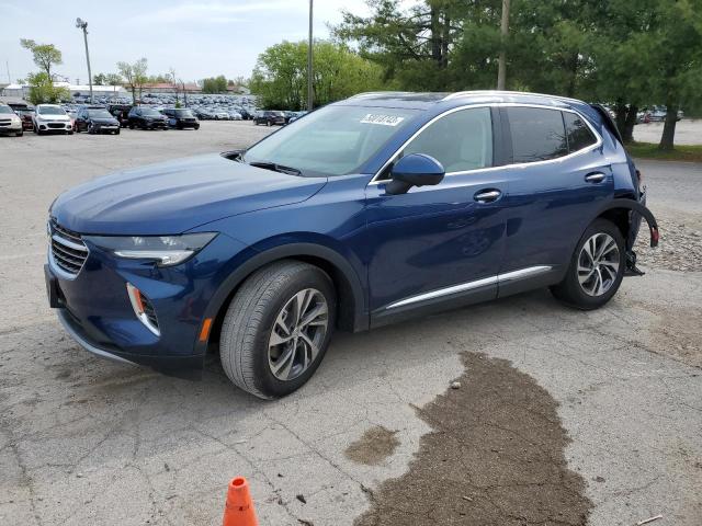 LRBFZNR4XND111527 - 2022 BUICK ENVISION ESSENCE أزرق صورة 1