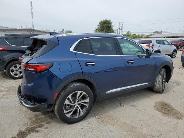 LRBFZNR4XND111527 - 2022 BUICK ENVISION ESSENCE أزرق صورة 3