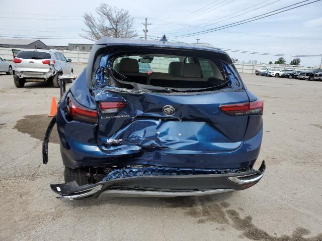 LRBFZNR4XND111527 - 2022 BUICK ENVISION ESSENCE أزرق صورة 6