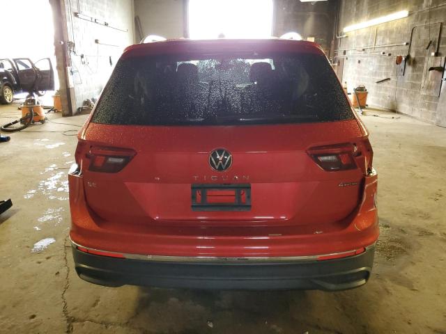 3VVMB7AX6RM080979 - 2024 VOLKSWAGEN TIGUAN SE RED photo 6