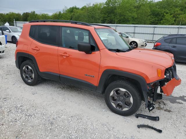 ZACCJBAT4GPE24428 - 2016 JEEP RENEGADE SPORT ORANGE photo 4