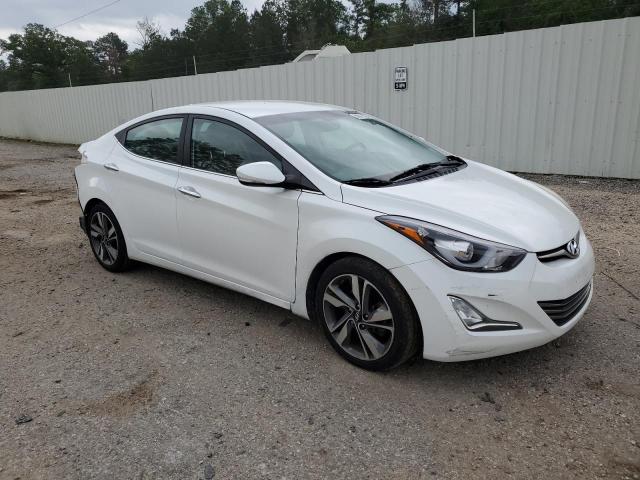 5NPDH4AE7FH612347 - 2015 HYUNDAI ELANTRA SE WHITE photo 4