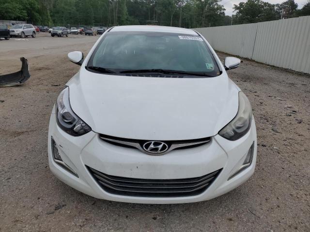 5NPDH4AE7FH612347 - 2015 HYUNDAI ELANTRA SE WHITE photo 5