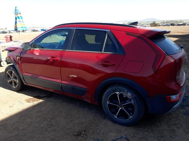 KNDCR3LE4P5062526 - 2023 KIA NIRO EX RED photo 2