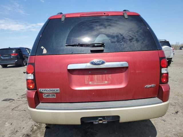 1FMEU74E08UA46579 - 2008 FORD EXPLORER EDDIE BAUER RED photo 6