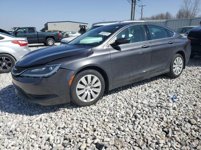 1C3CCCFB6FN573371 - 2015 CHRYSLER 200 LX GRAY photo 1