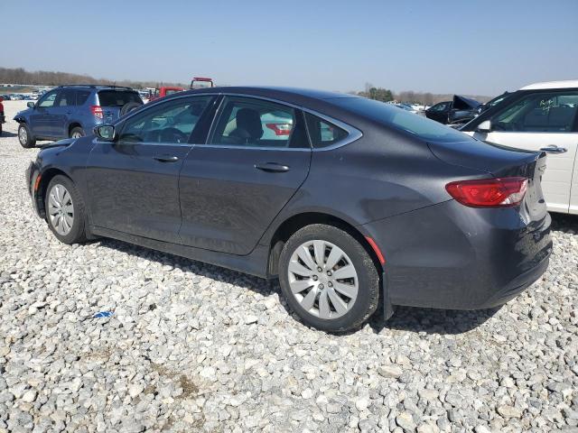 1C3CCCFB6FN573371 - 2015 CHRYSLER 200 LX GRAY photo 2