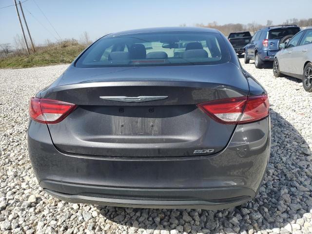 1C3CCCFB6FN573371 - 2015 CHRYSLER 200 LX GRAY photo 6