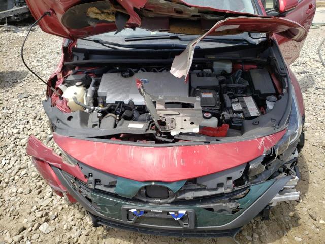 JTDKARFP4H3022477 - 2017 TOYOTA PRIUS PRIM 红色 照片 11