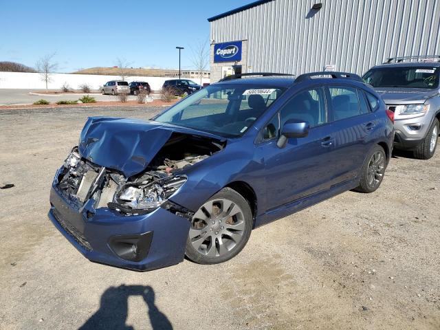 JF1GPAL64DH842840 - 2013 SUBARU IMPREZA SPORT PREMIUM BLUE photo 1