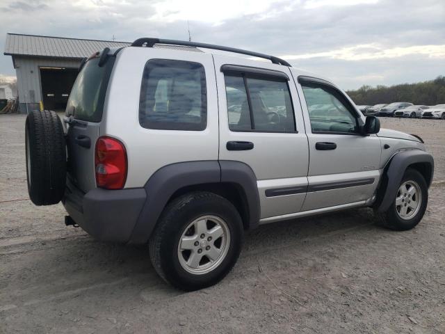 1J4GL48K34W246489 - 2004 JEEP LIBERTY SPORT SILVER photo 3