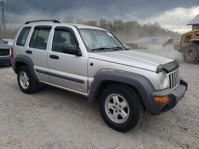 1J4GL48K34W246489 - 2004 JEEP LIBERTY SPORT SILVER photo 4