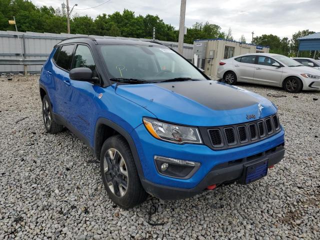 3C4NJDDB1HT680771 - 2017 JEEP COMPASS TRAILHAWK BLUE photo 4