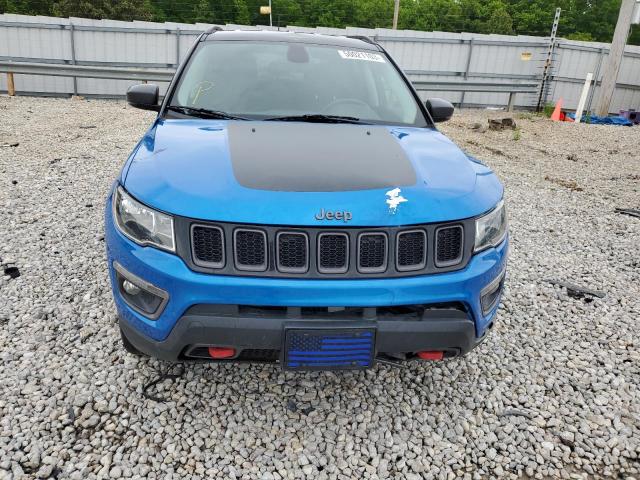 3C4NJDDB1HT680771 - 2017 JEEP COMPASS TRAILHAWK BLUE photo 5