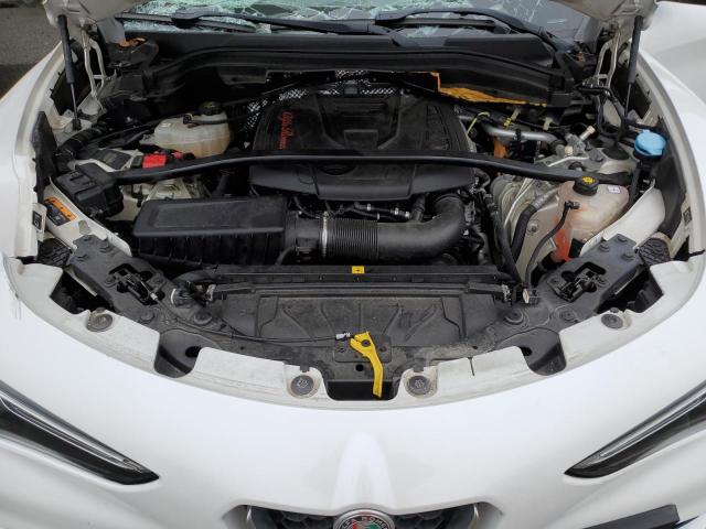 ZASFAKNN1J7B79477 - 2018 ALFA ROMEO STELVIO TI SPORT WHITE photo 12