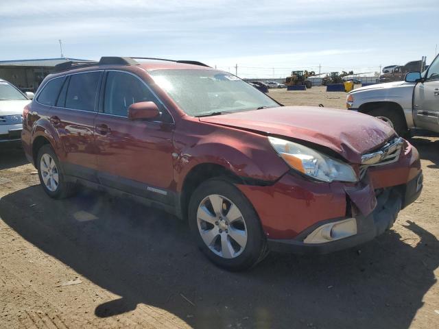 4S4BRCCCXC3294396 - 2012 SUBARU OUTBACK 2.5I PREMIUM BURGUNDY photo 4