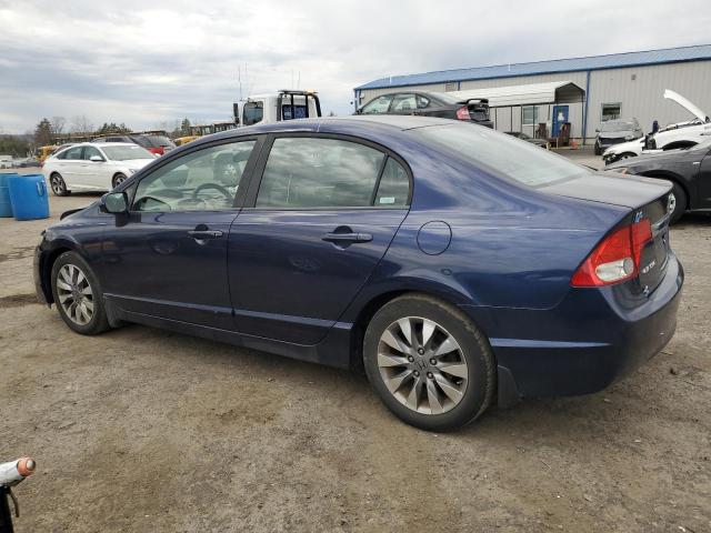 19XFA16959E003080 - 2009 HONDA CIVIC EXL Mavi foto 2