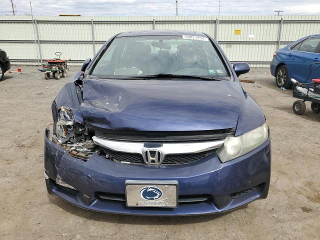 19XFA16959E003080 - 2009 HONDA CIVIC EXL BLUE photo 5