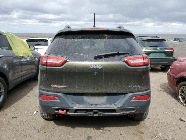 1C4PJMBS7FW740992 - 2015 JEEP CHEROKEE TRAILHAWK 绿色 照片 6