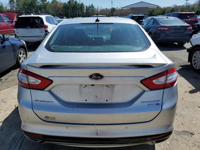 3FA6P0D91DR100859 - 2013 FORD FUSION TITANIUM SILVER photo 6