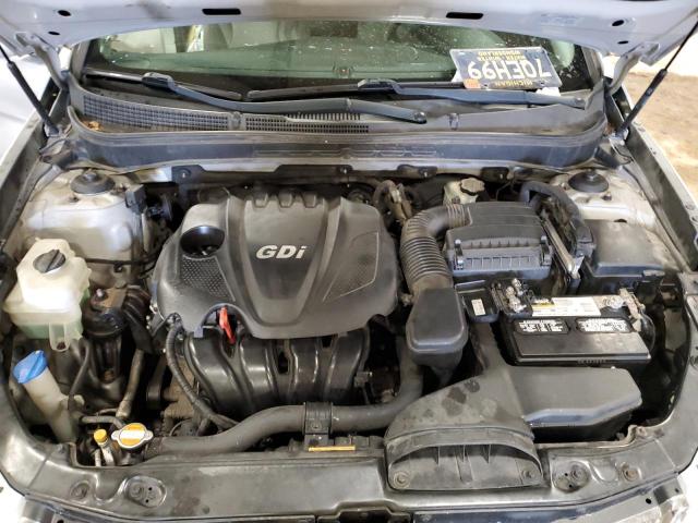 5NPEC4AC3DH514950 - 2013 HYUNDAI SONATA SE SILVER photo 11