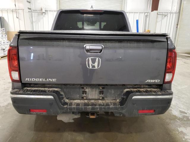 5FPYK3F78JB010417 - 2018 HONDA RIDGELINE RTL GRAY photo 6