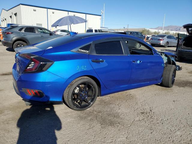 19XFC1F75KE214522 - 2019 HONDA CIVIC EXL BLUE photo 3
