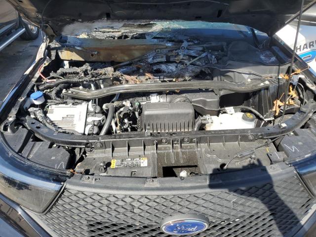 1FM5K8AB3NGB49365 - 2022 FORD EXPLORER POLICE INTERCEPTOR 黑色 照片 11