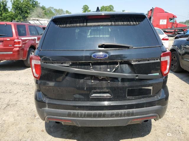 1FM5K8AT0GGA37246 - 2016 FORD EXPLORER POLICE INTERCEPTOR Қара фото 6