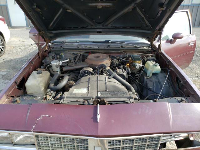 1G3AR69A9EM486199 - 1984 OLDSMOBILE CUTLASS SU MAROON photo 11