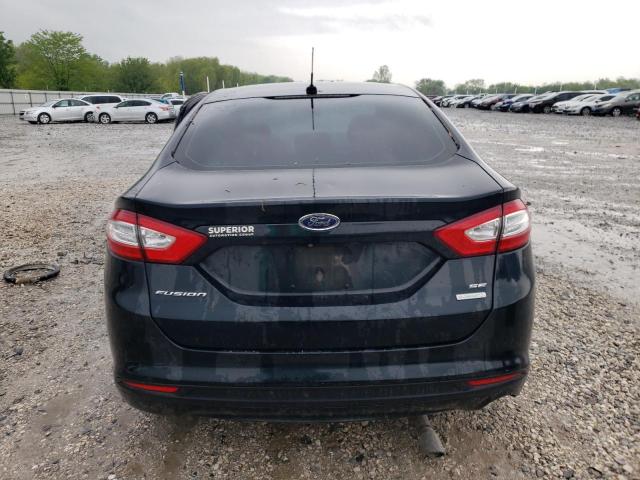 3FA6P0HD6ER230717 - 2014 FORD FUSION SE BLACK photo 6