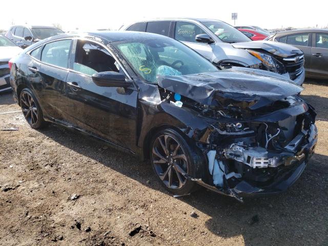 2HGFC2F85LH557000 - 2020 HONDA CIVIC SPORT 黑色 照片 4