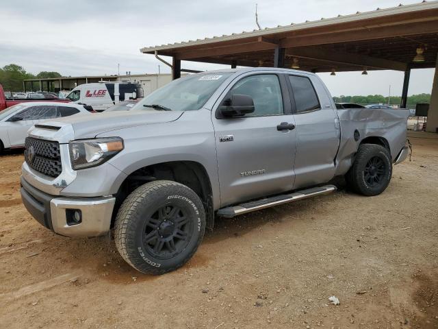 5TFUY5F17LX882478 - 2020 TOYOTA TUNDRA DOUBLE CAB SR/SR5 SILVER photo 1