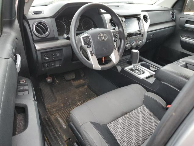 5TFUY5F17LX882478 - 2020 TOYOTA TUNDRA DOUBLE CAB SR/SR5 SILVER photo 8