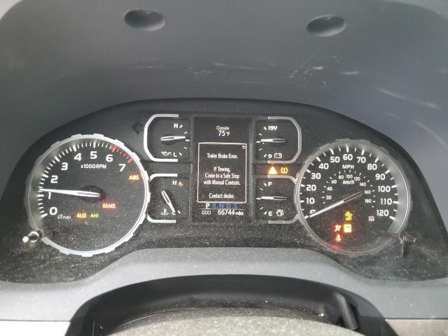 5TFUY5F17LX882478 - 2020 TOYOTA TUNDRA DOUBLE CAB SR/SR5 SILVER photo 9