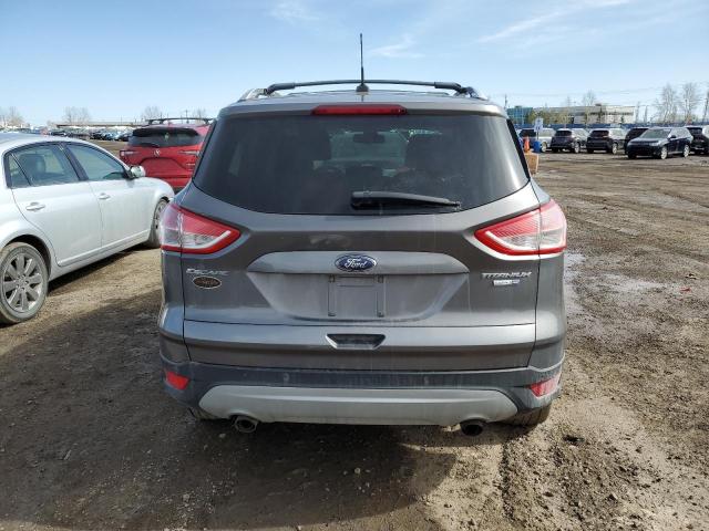 1FMCU9J98DUD42955 - 2013 FORD ESCAPE TITANIUM GRAY photo 6