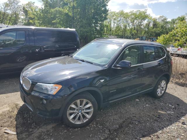 5UXWX9C50E0D32854 - 2014 BMW X3 XDRIVE28I BLACK photo 1