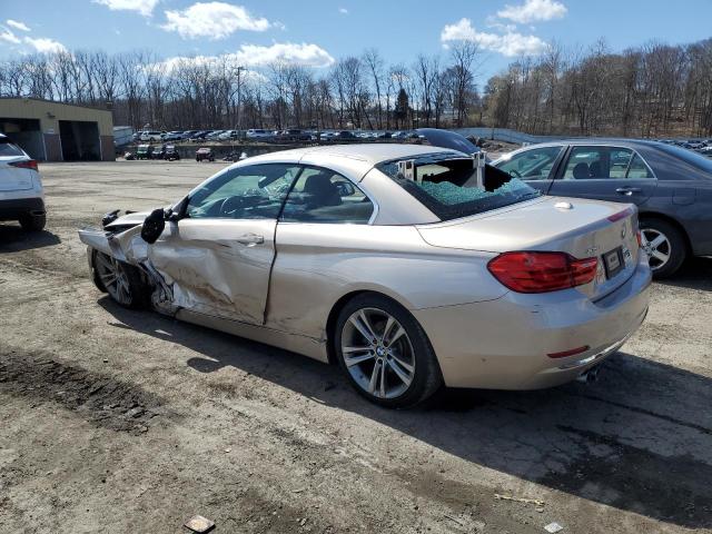 WBA3T1C57GP823122 - 2016 BMW 428 XI SULEV BEIGE photo 2