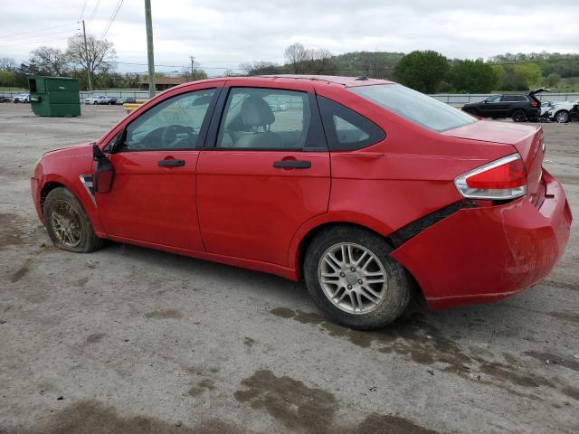 1FAHP35N88W279183 - 2008 FORD FOCUS SE RED photo 2