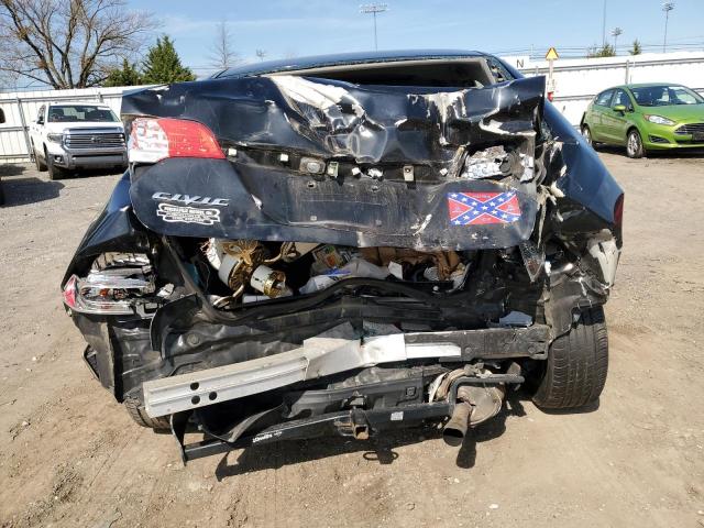 1HGFA15949L027123 - 2009 HONDA CIVIC EXL შავი ფოტო 6