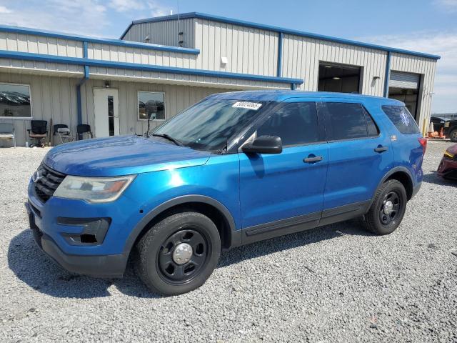 1FM5K8ATXGGD16929 - 2016 FORD EXPLORER POLICE INTERCEPTOR 蓝色 照片 1