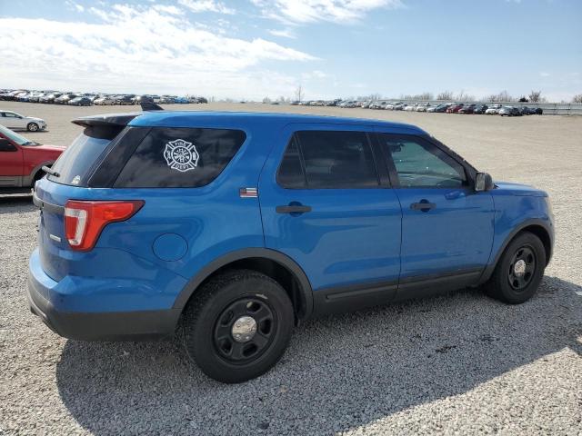 1FM5K8ATXGGD16929 - 2016 FORD EXPLORER POLICE INTERCEPTOR 蓝色 照片 3