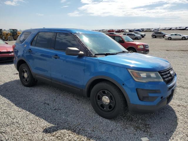 1FM5K8ATXGGD16929 - 2016 FORD EXPLORER POLICE INTERCEPTOR 蓝色 照片 4