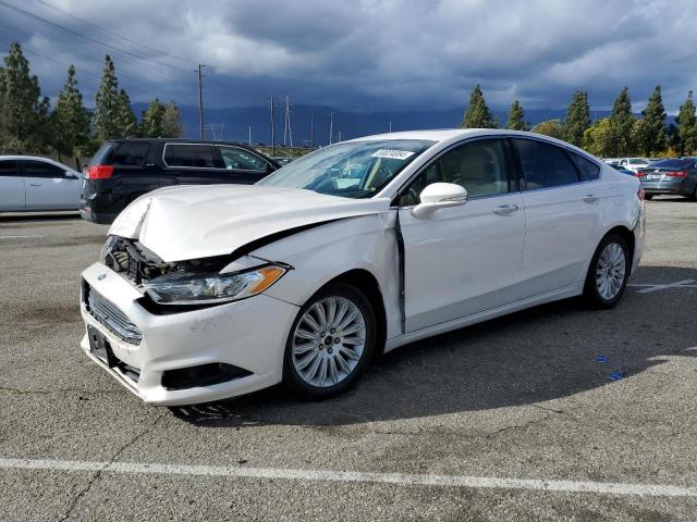 3FA6P0LU1GR142510 - 2016 FORD FUSION SE HYBRID WHITE photo 1