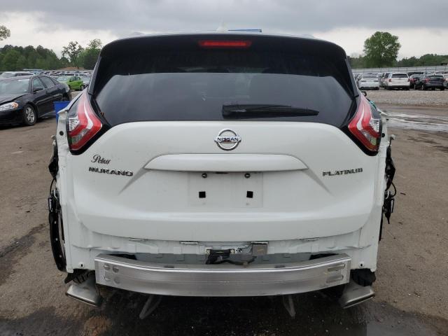 5N1AZ2MG0GN165584 - 2016 NISSAN MURANO S WHITE photo 6